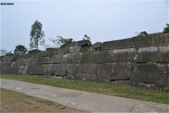 胡朝の城塞 南側壁面