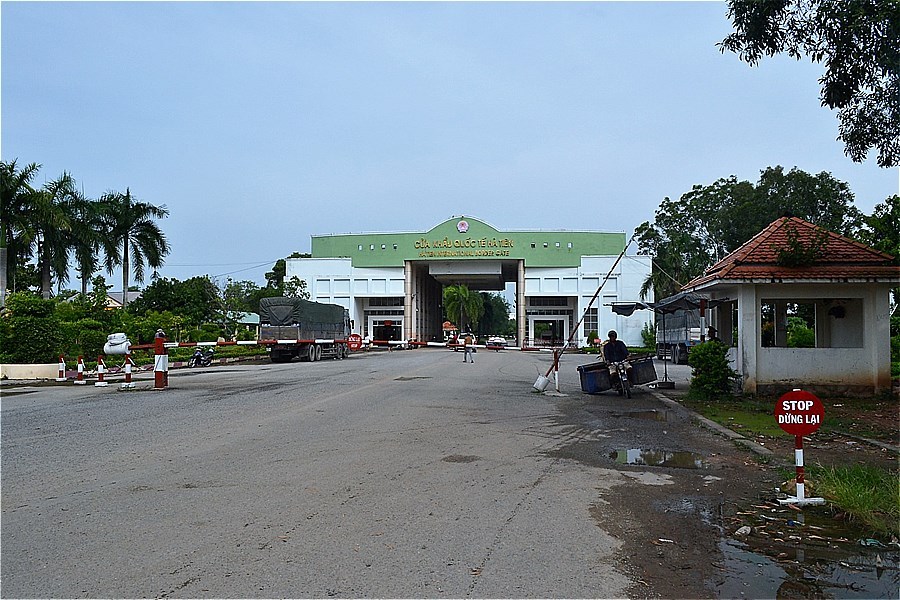 カンボジアとの国境検問所