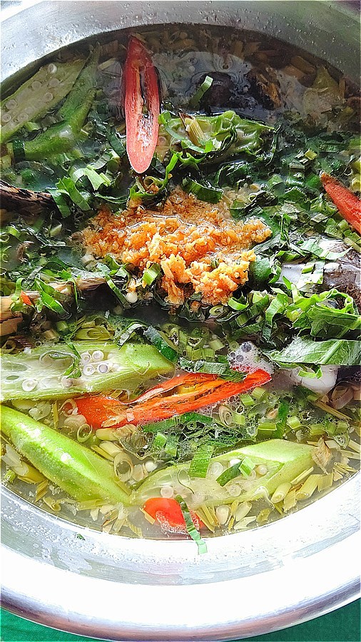 ホームステイ（Điểm Homestay Du lịch sinh thái Cộng Đồng Đất Mũi Tư Ngãi）の料理
